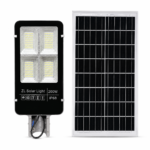 Đèn Đường Năng Lượng Mặt Trời 200W vỏ nhôm, Sáng 15h, Tấm Pin Mono 53 x 35cm