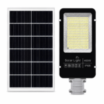 Đèn Đường Năng Lượng Mặt Trời 400W vỏ nhôm, Sáng 15h, Tấm Pin Mono 70 x 35cm