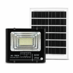 Đèn Năng Lượng Mặt Trời 60W vỏ nhôm cao cấp, Sáng 15h, Tấm Pin Mono 45cmx35cm