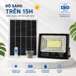 Đèn Năng Lượng Mặt Trời 1000W vỏ nhôm, Tấm Pin Mono 67x 45cm