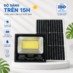 Đèn Năng Lượng Mặt Trời 500W vỏ nhôm, Tấm Pin Mono 67 x 45cm