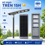 Đèn năng lượng mặt trời Liền thể Cao áp 60W, Mẫu công trình Cao cấp
