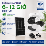 Quạt treo trần năng lượng mặt trời